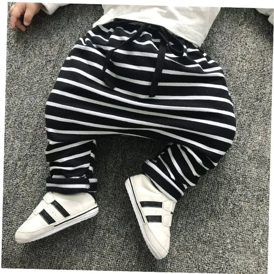Chic Striped Harem Trousers