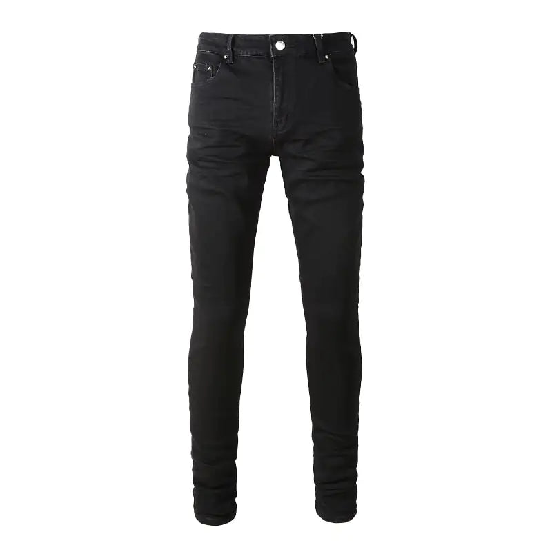 Slim Fit Black Stretch Jeans