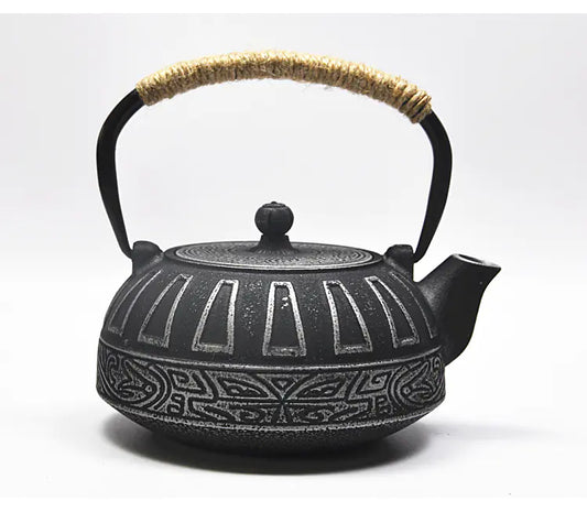 Cast Iron Tea Set with Japanese Tetsubin Teapot