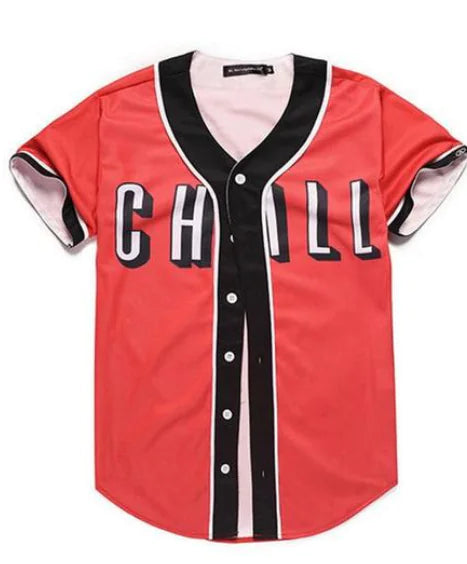 Chill Button-Up Baseball Shirt