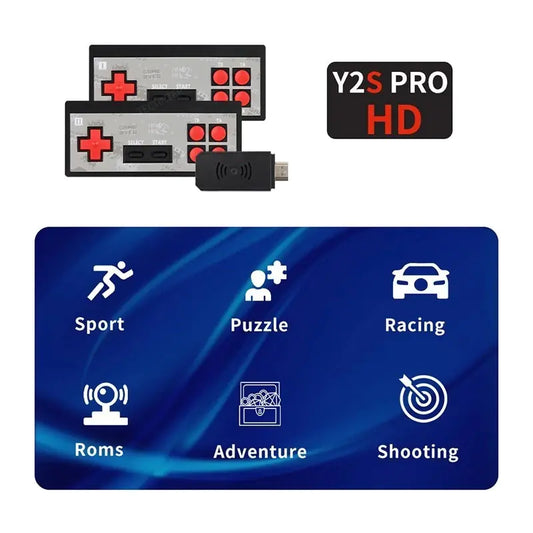 HDMI Retro Console Y2S with Dual Wireless Controllers