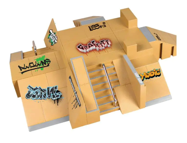 Alloy Mini Skateboard Park Kit