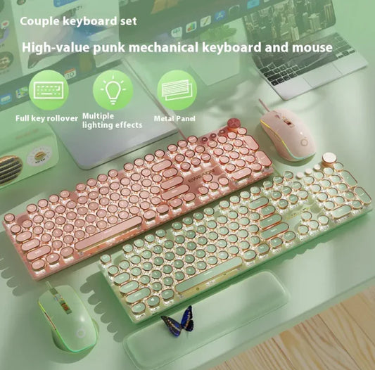 Dual-Mode E-Sports Mechanical Keyboard