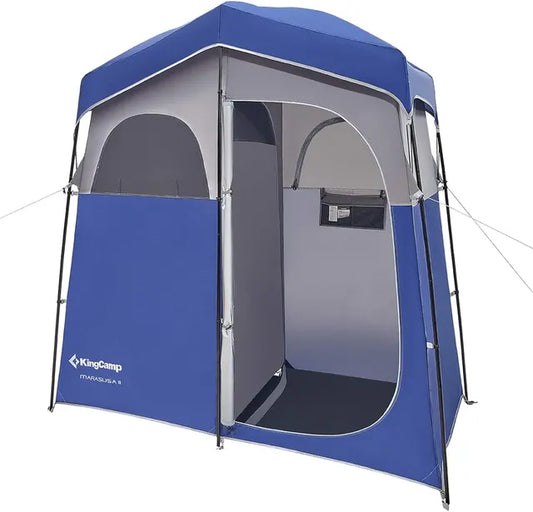 Oversized Portable Camping Shower Privacy Tent with Floor