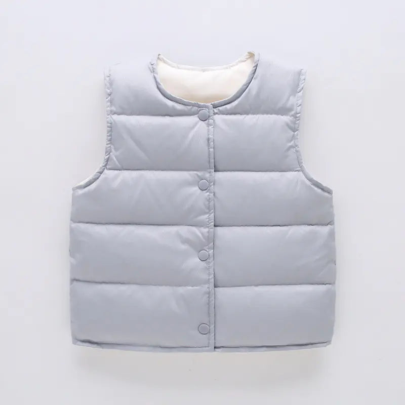 Kids' Lightweight Down Vest for Boys and Girls