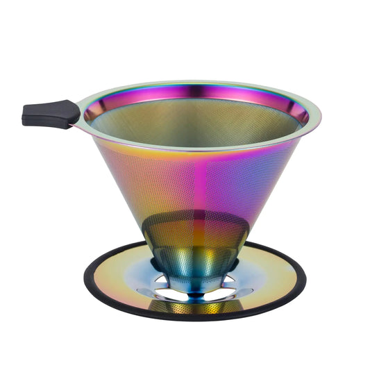 Titanium Iridescent Coffee Cone