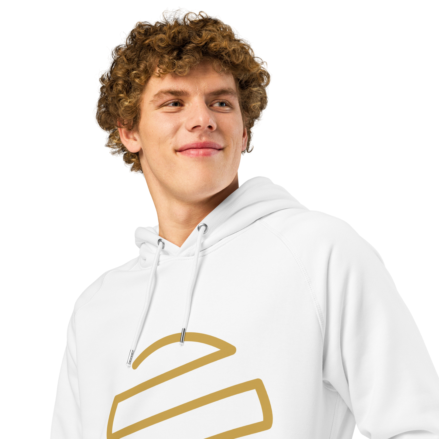 ORIGINAL ERA Classic Accent Gold Unisex organic side pocket hoodie