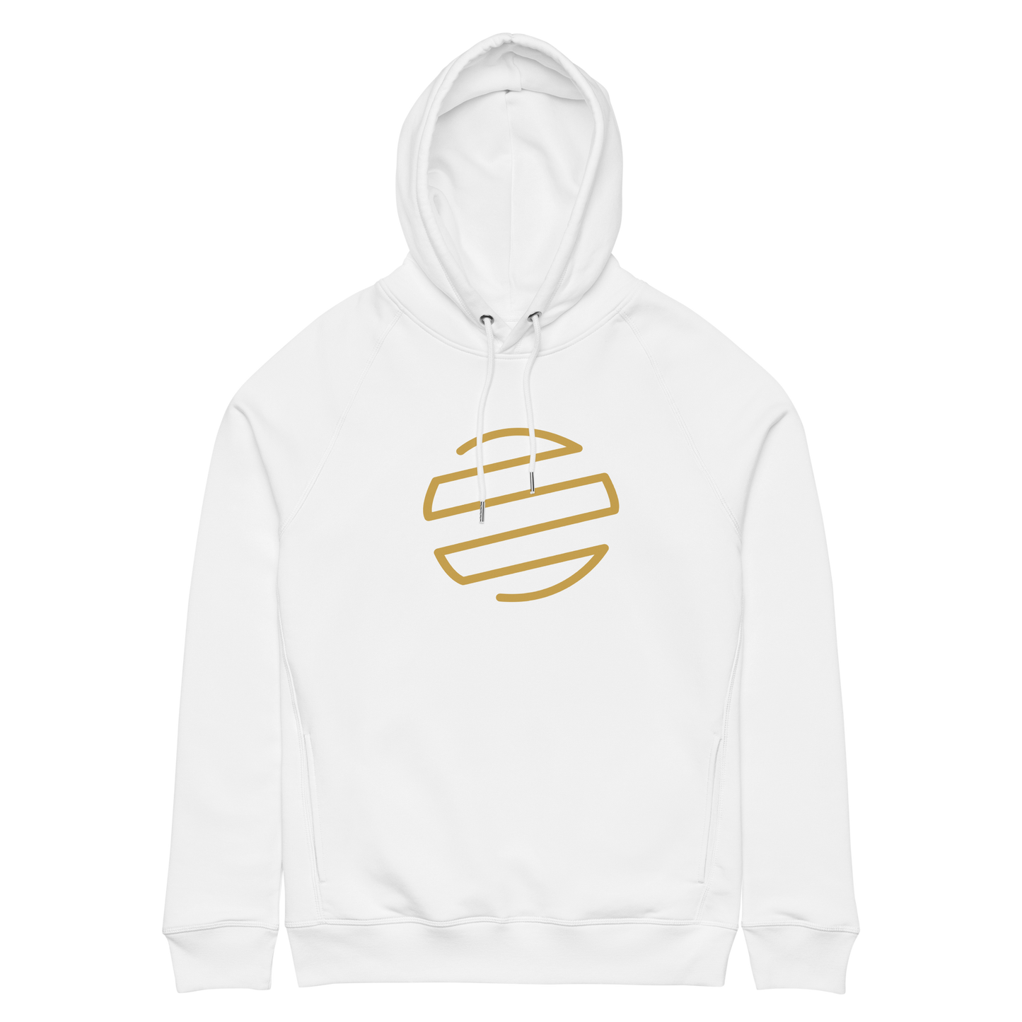 ORIGINAL ERA Classic Accent Gold Unisex organic side pocket hoodie