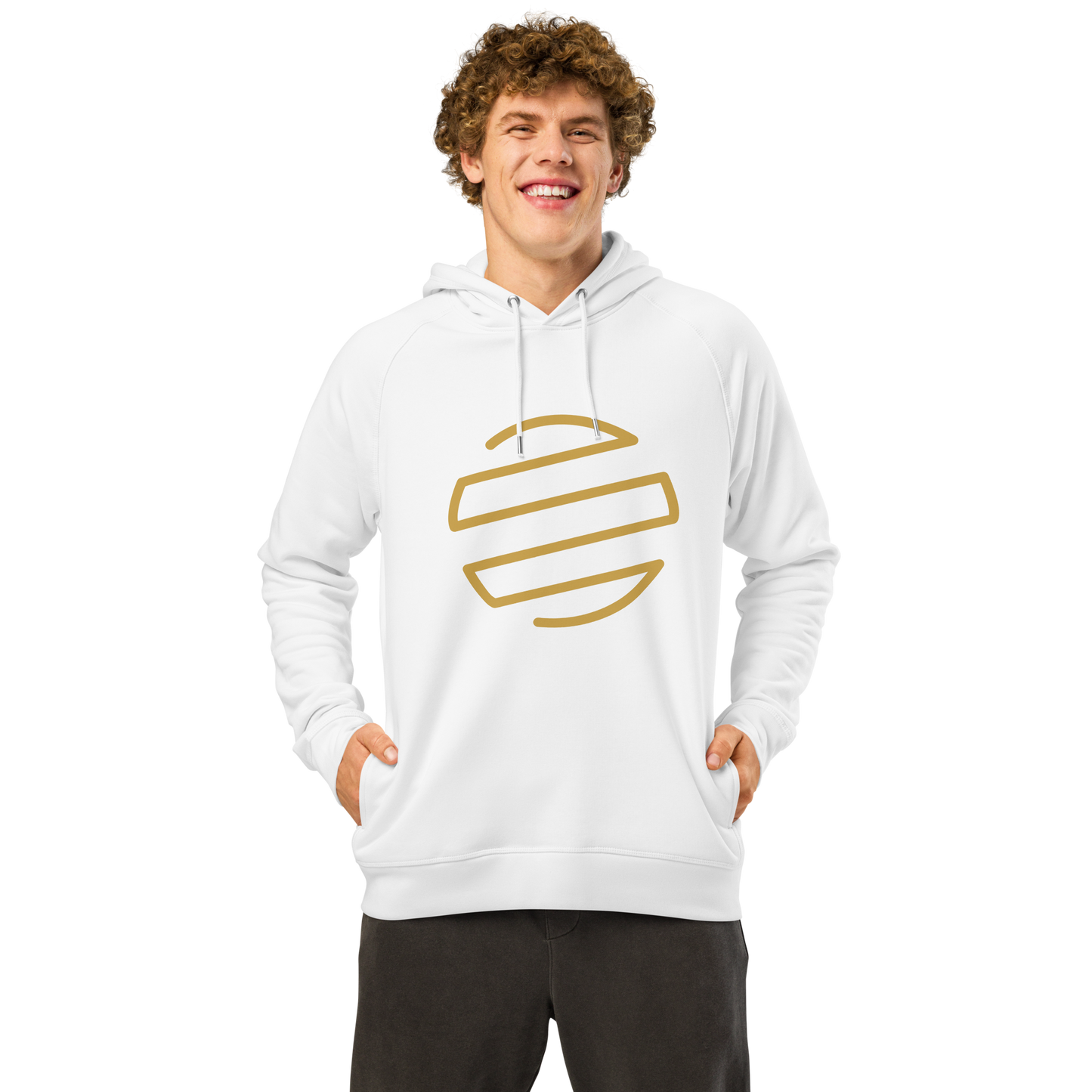 ORIGINAL ERA Classic Accent Gold Unisex organic side pocket hoodie
