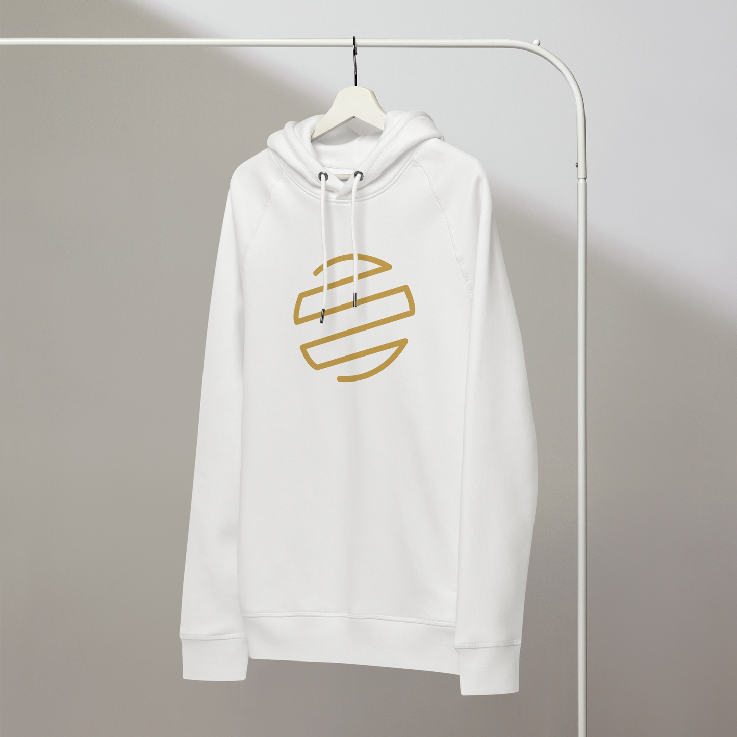 ORIGINAL ERA Classic Accent Gold Unisex organic side pocket hoodie