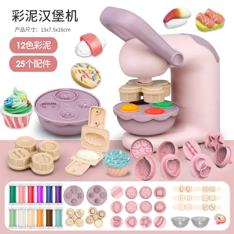 DIY Creative Kids Clay Noodle Make and Molding Set