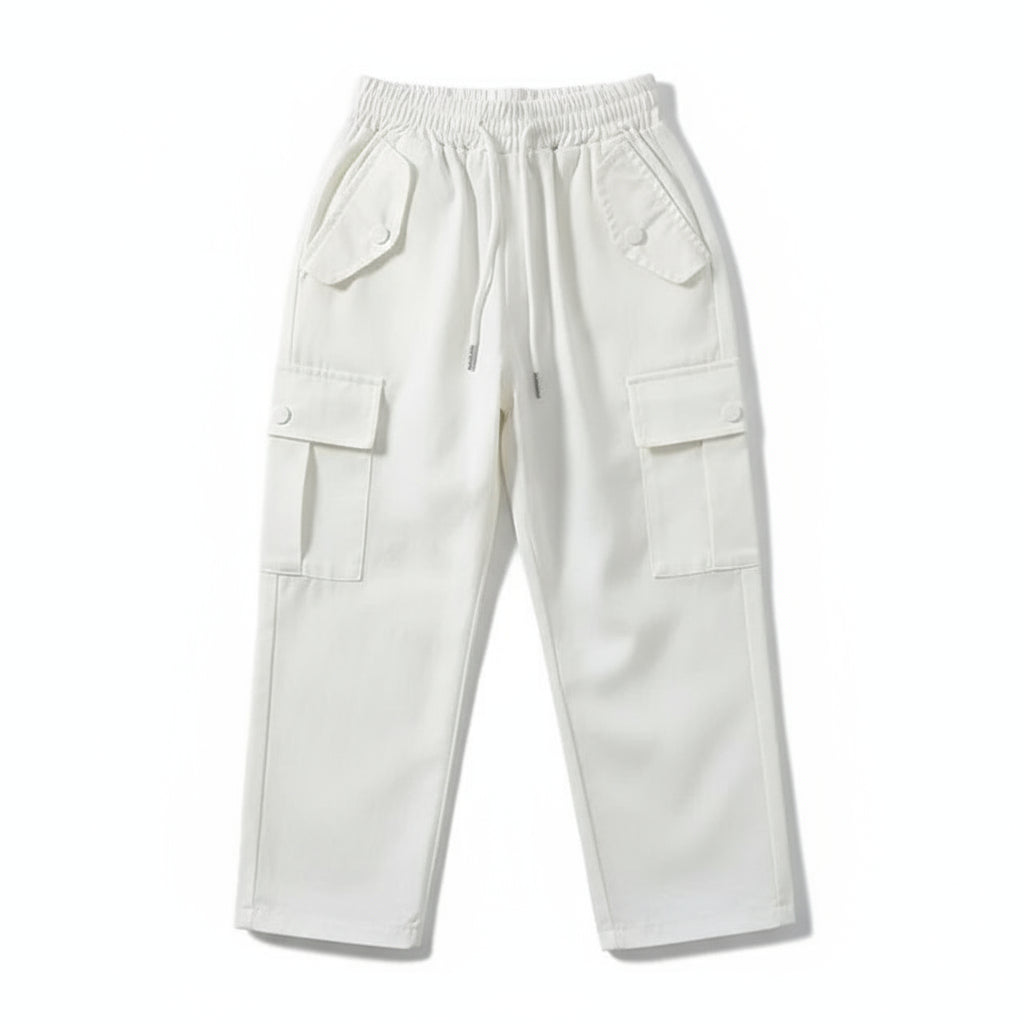 Cotton Cargo Pants for Infants and Toddlers (All Seasons)