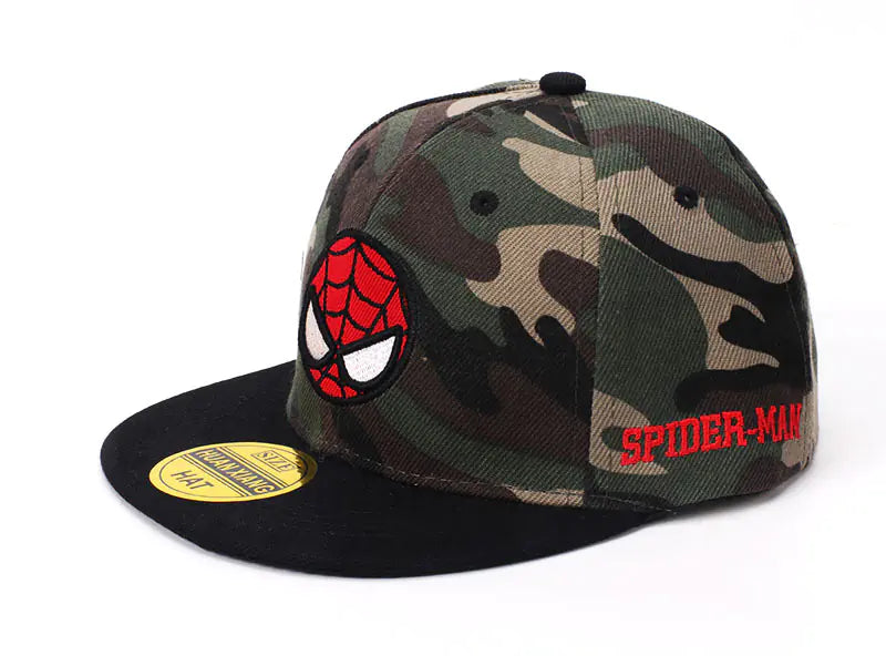 Children's Spiderman Hip-Hop Baseball Cap (Spring/Fall)
