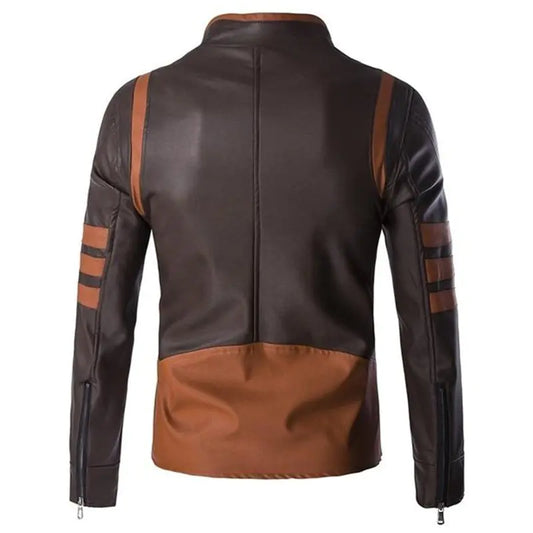 Men's Wolverine Motorcycle Leather Jacket