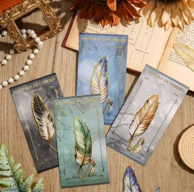 Classic Metal Feather Bookmark – Elegant Reader's Gift