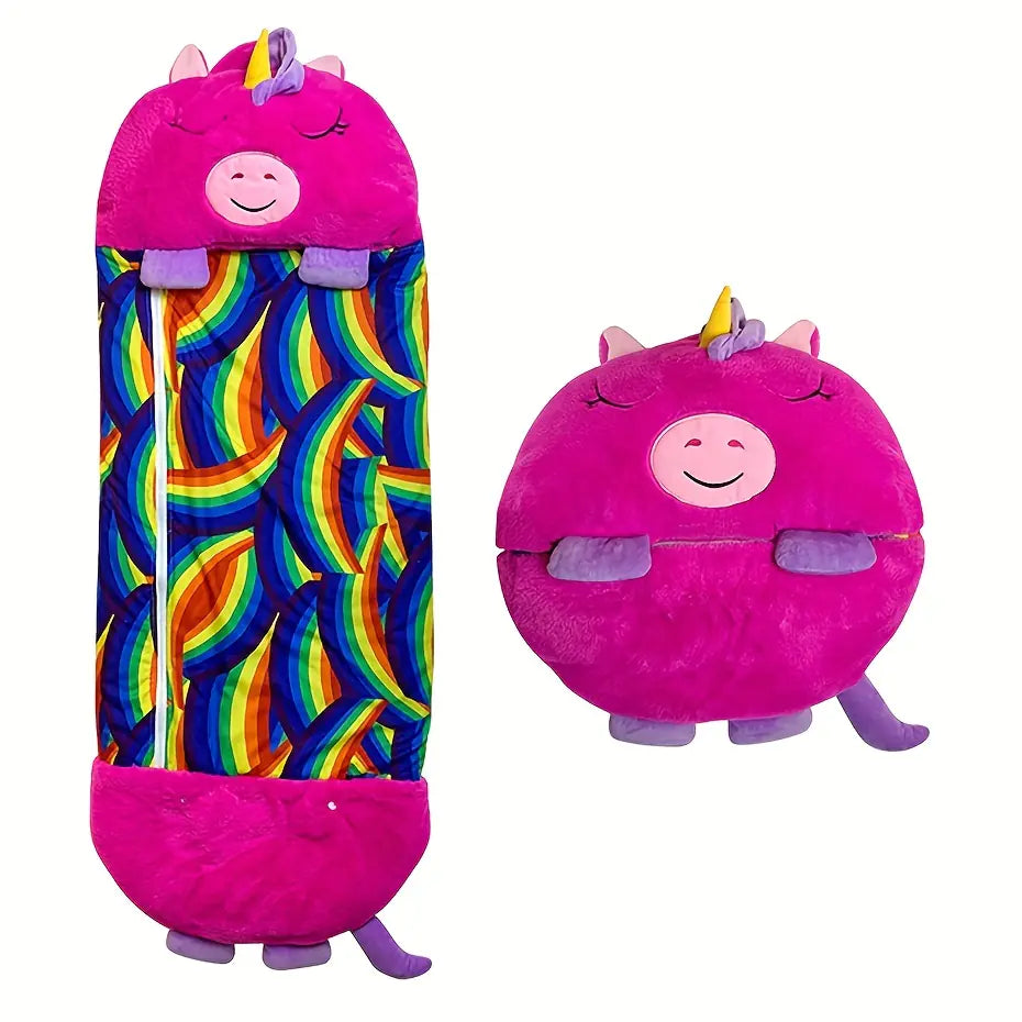 Soft Sleeping Bag for Kids & Toddlers with Roll-Up Design