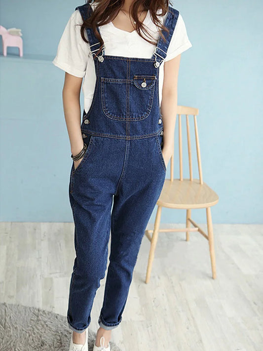 Women's Denim Overalls