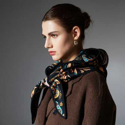 Paisley Small Cape And Shawl Scarf