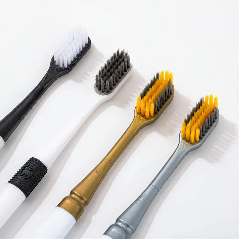 2pcs Soft-Bristled Toothbrush with Wide Brush Head