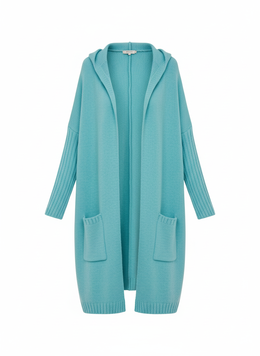 Full Size SIMPLY LIVE Hooded Cardigan