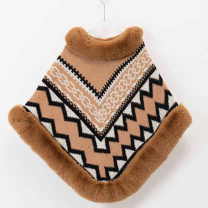 Women's Warm Knit Shawl Scarf for Autumn Winter