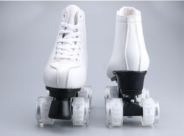 LED Sneaker Quad Roller Skates