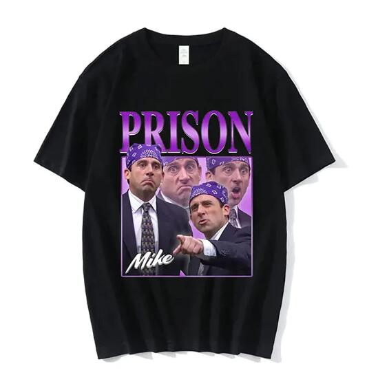 Prison Mike Michael Scott Tribute T-Shirt (One Piece)
