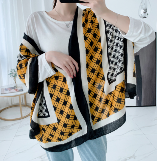 Women's Plaid Shawl - Warm Wrap