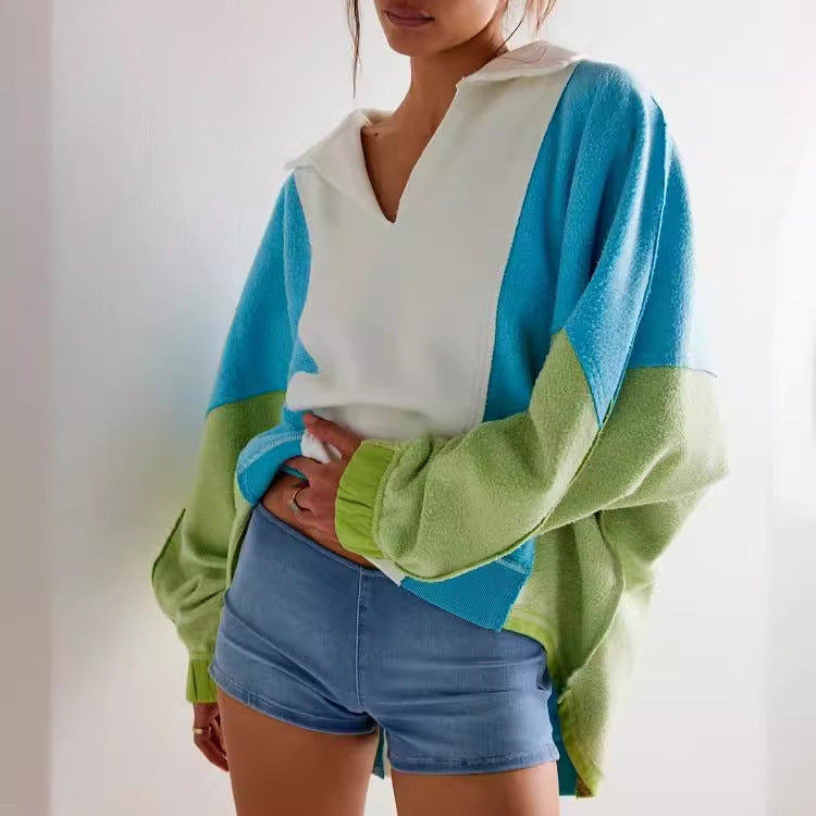 Loose And Lazy Style Cross-border Leisure Pullover Sweatshirt