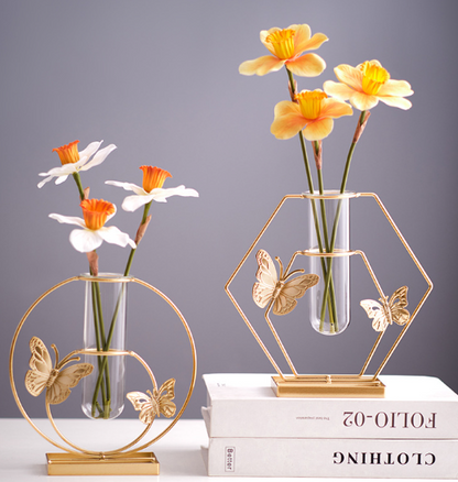 Elegant Faux Flower Centerpiece