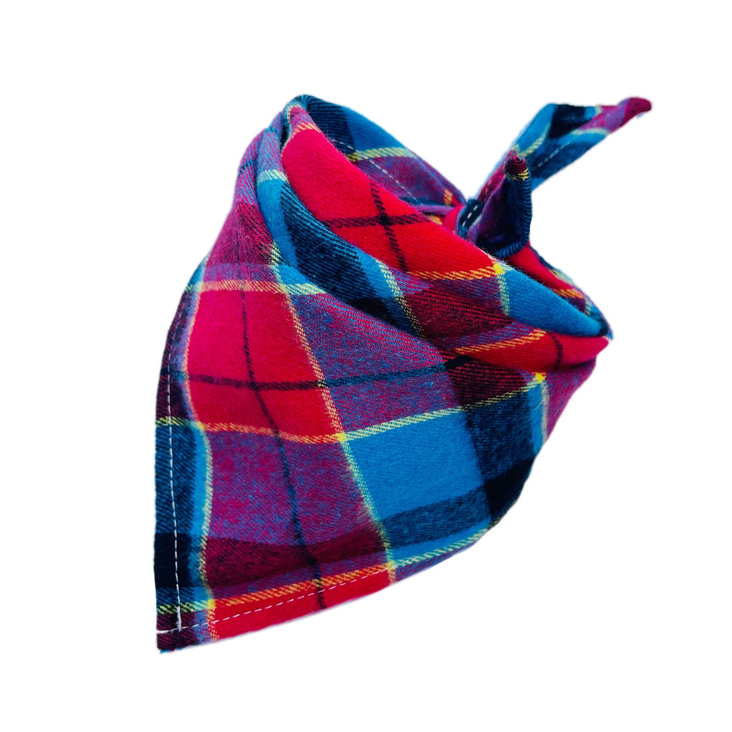 Scottish Plaid Large Baby Bib