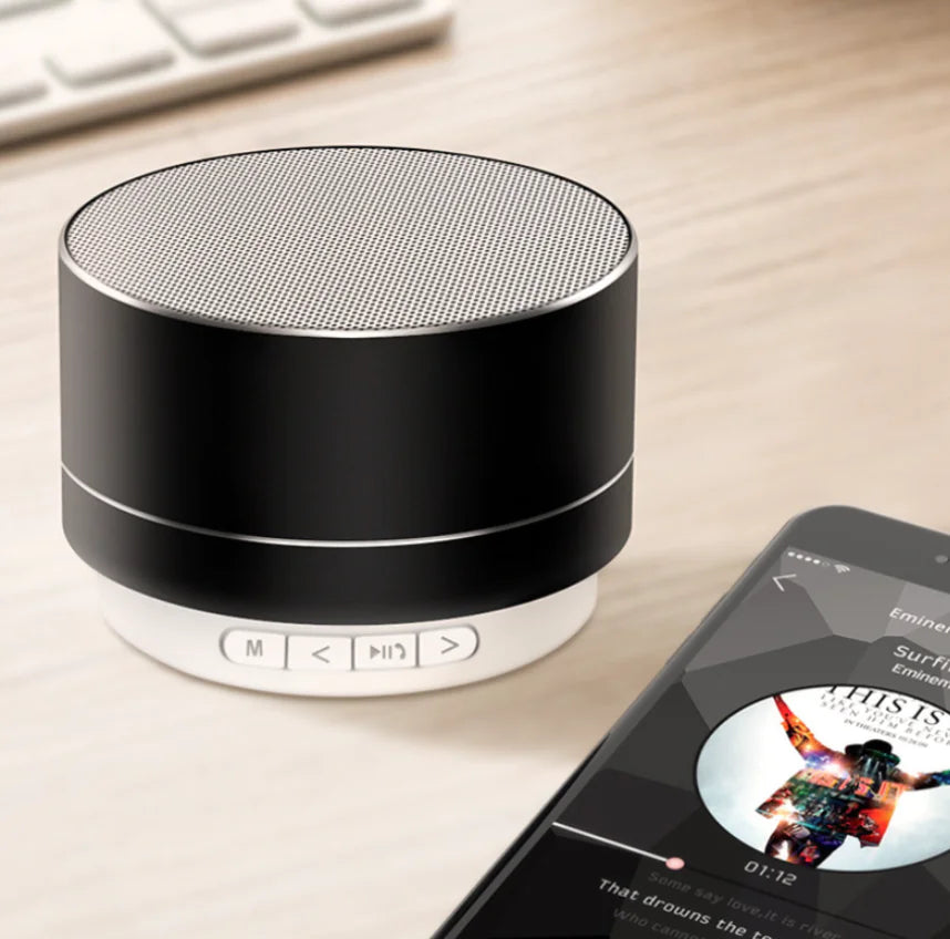 A10 Compact Bluetooth Boombox with Subwoofer