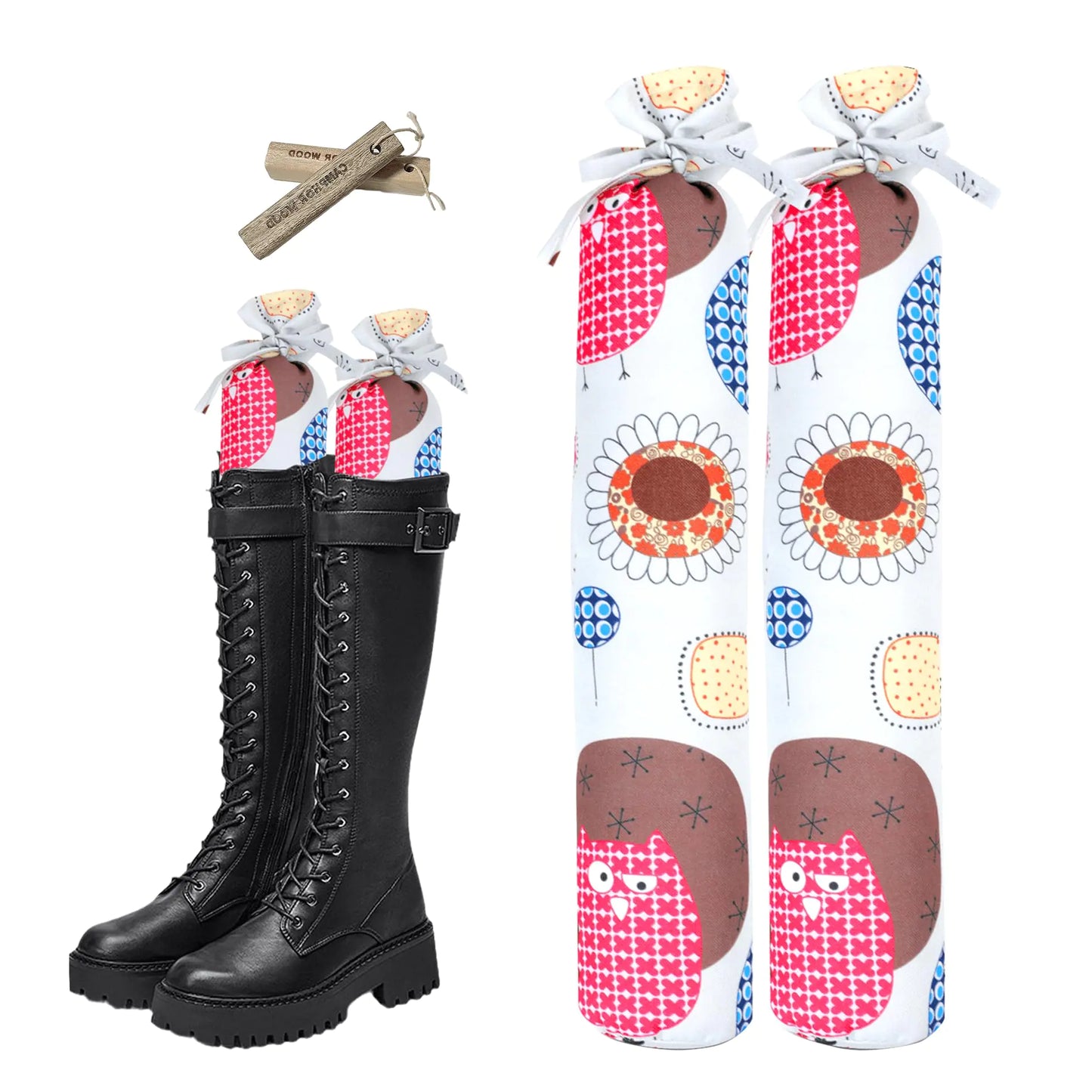 KYVANDO Cedar-Lined Boot Shapers for Tall Boots