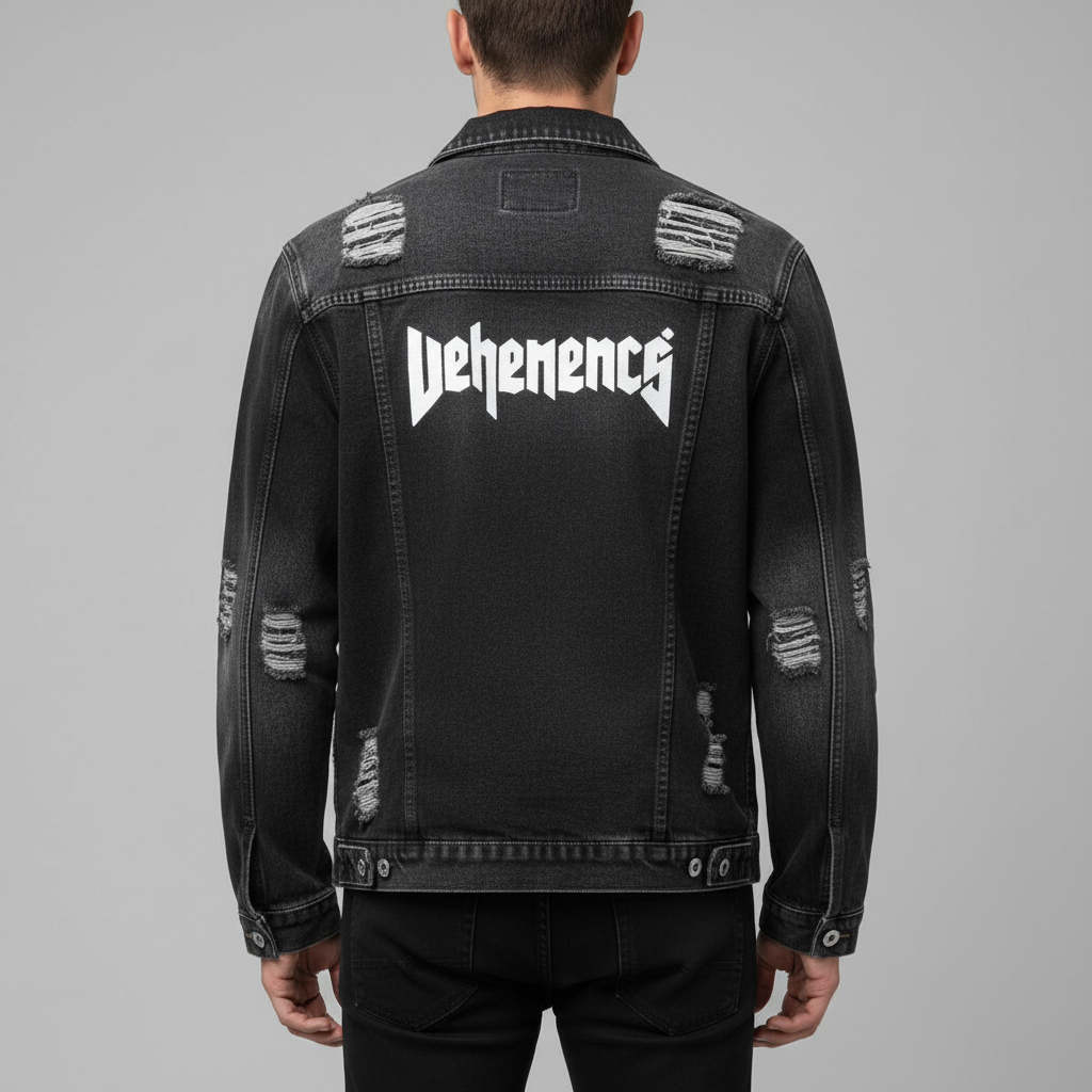 Men's Black Casual Workwear Jacket