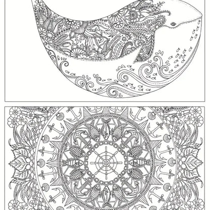 Children's Decompression Coloring Book - Lightweight & Fun