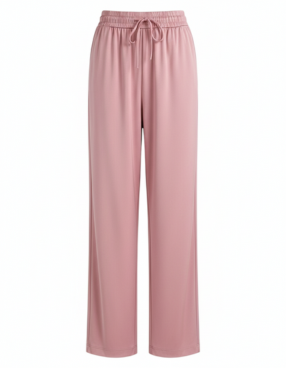 Acetate Wide-leg Ice Silk Pants