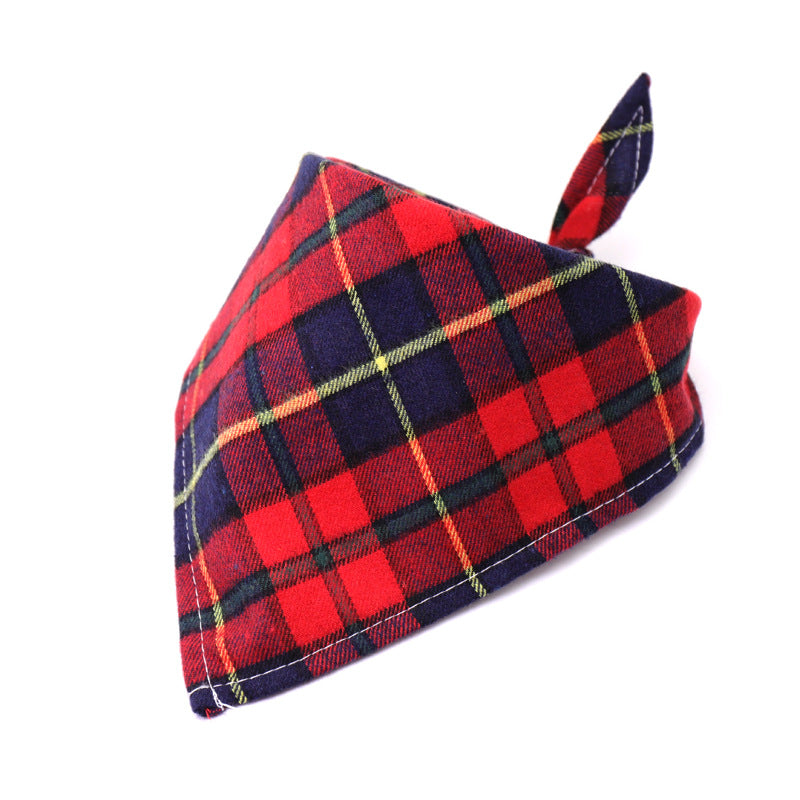 Scottish Plaid Large Baby Bib