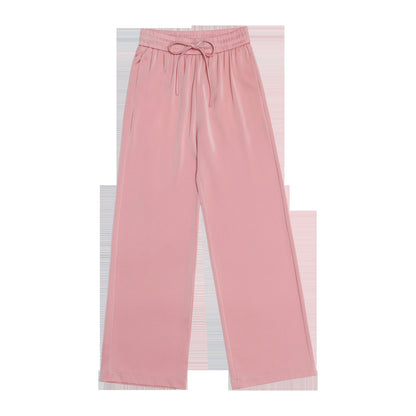 Acetate Wide-leg Ice Silk Pants