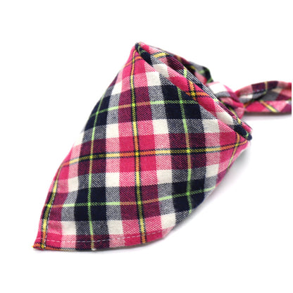 Scottish Plaid Large Baby Bib