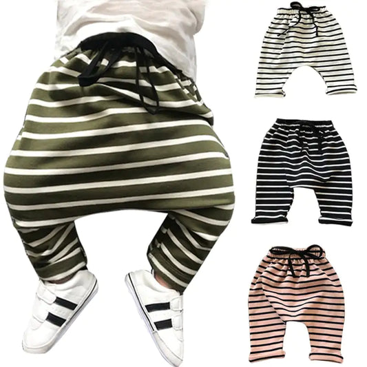 Chic Striped Harem Trousers