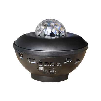 Bluetooth Music Laser Projector Night Light | Multi-Color with Remote