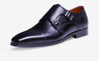Men's Premium  Leather Monk Strap Shoes