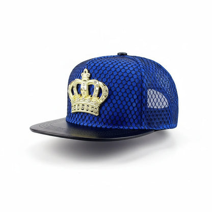 Baseball Cap with Crown Metal Logo