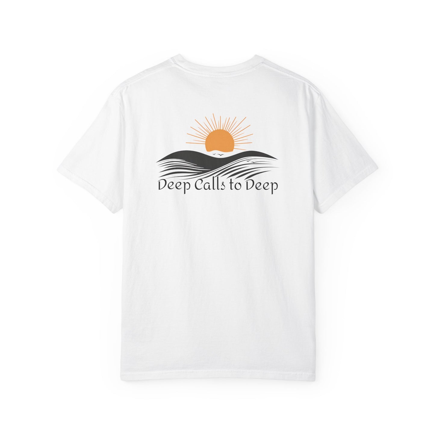 Psalm 42:7 Wave T-Shirt — "Deep Calls to Deep" Christian Graphic Tee