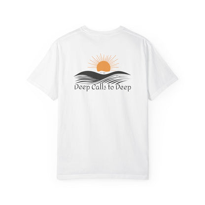 Psalm 42:7 Wave T-Shirt — "Deep Calls to Deep" Christian Graphic Tee