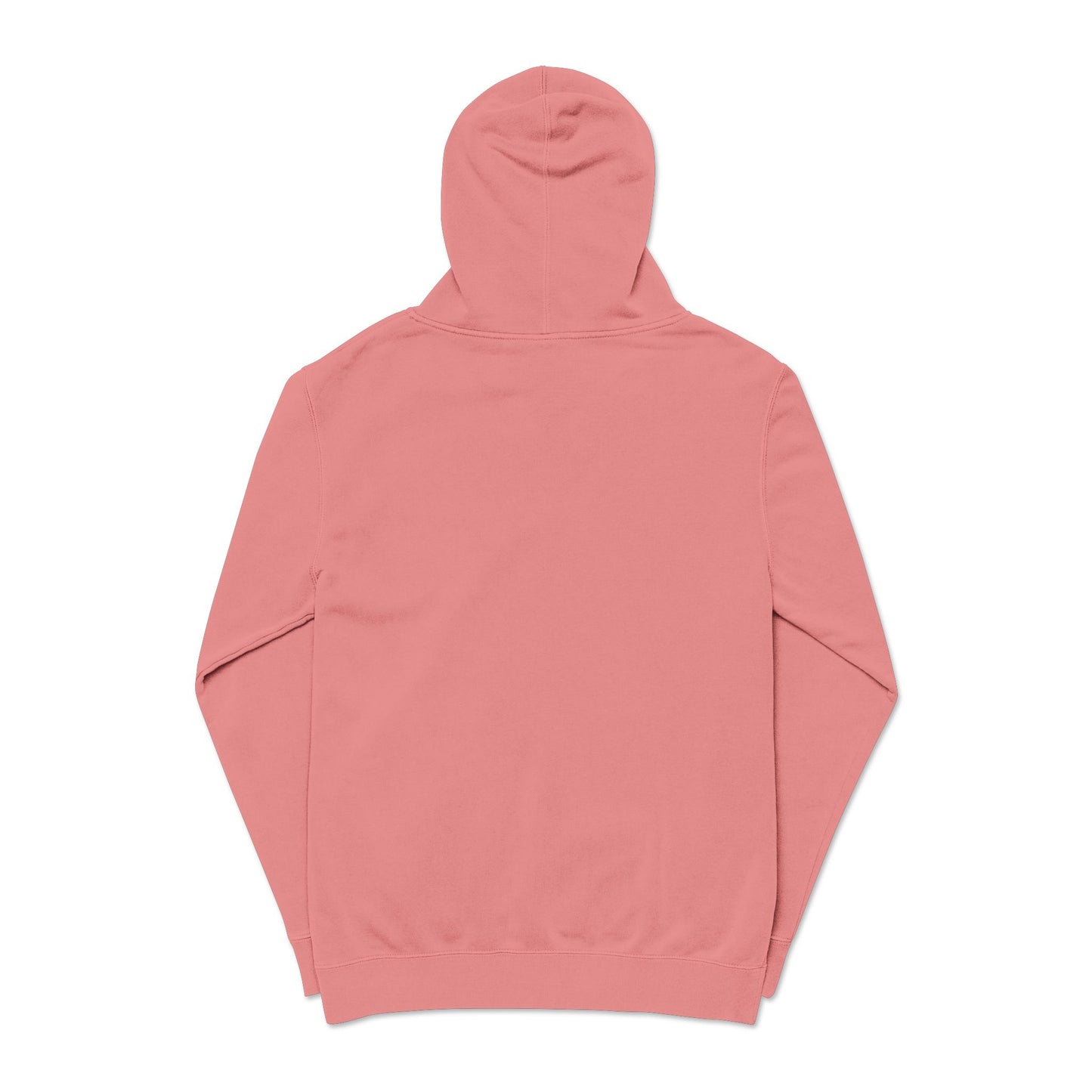 Embroidered Swan Graphic Hoodie — Vintage Pigment-Dyed