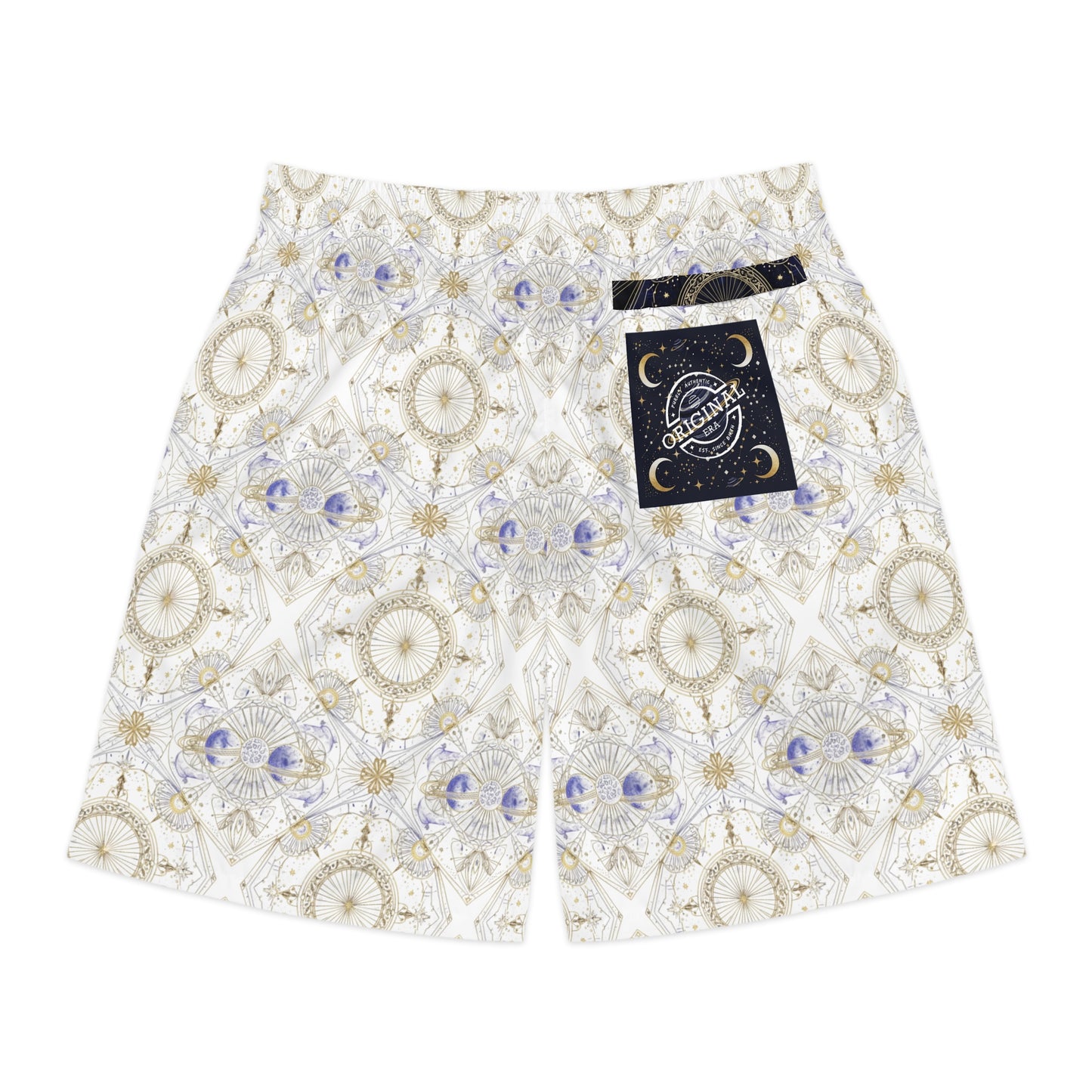 Men's Jogger Shorts — 'Sweet Dreams' Celestial Kaleidoscope