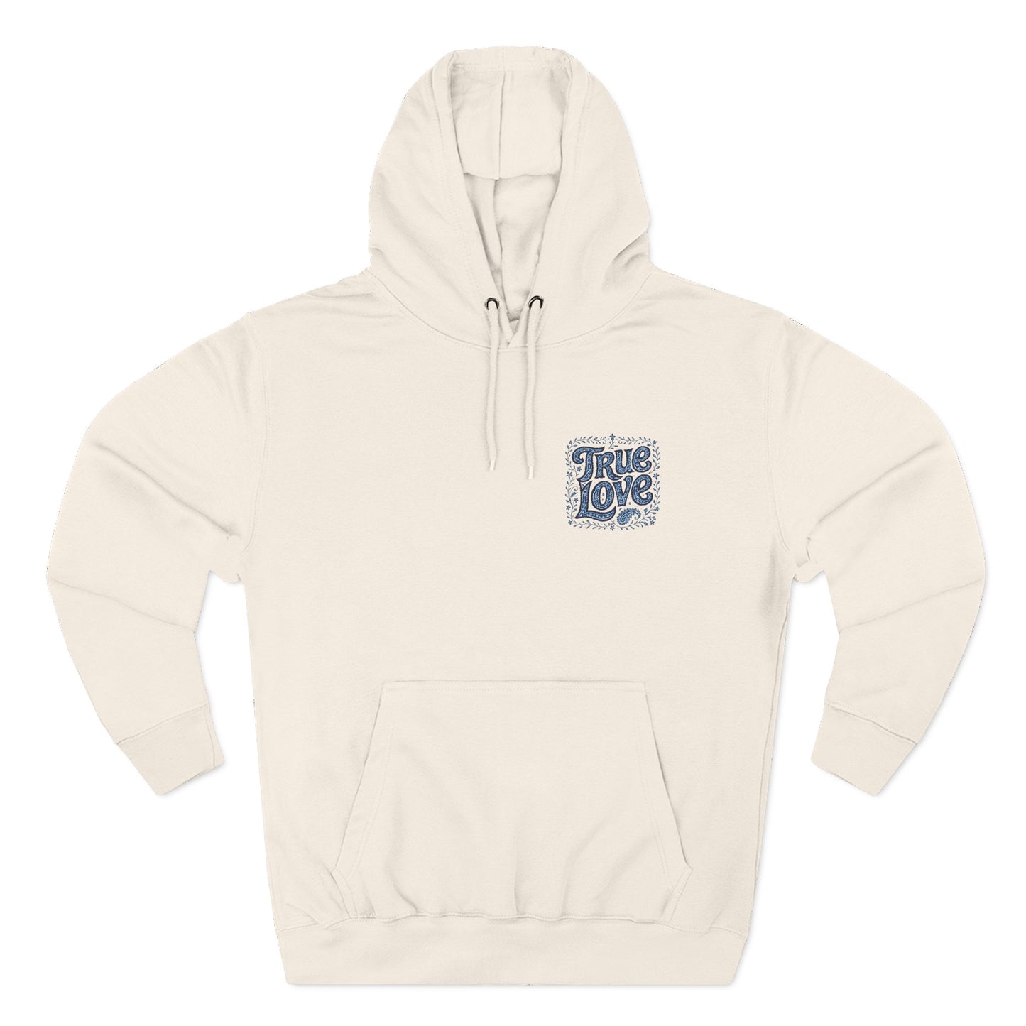 True Love Hoodie — Retro Script Fleece Pullover