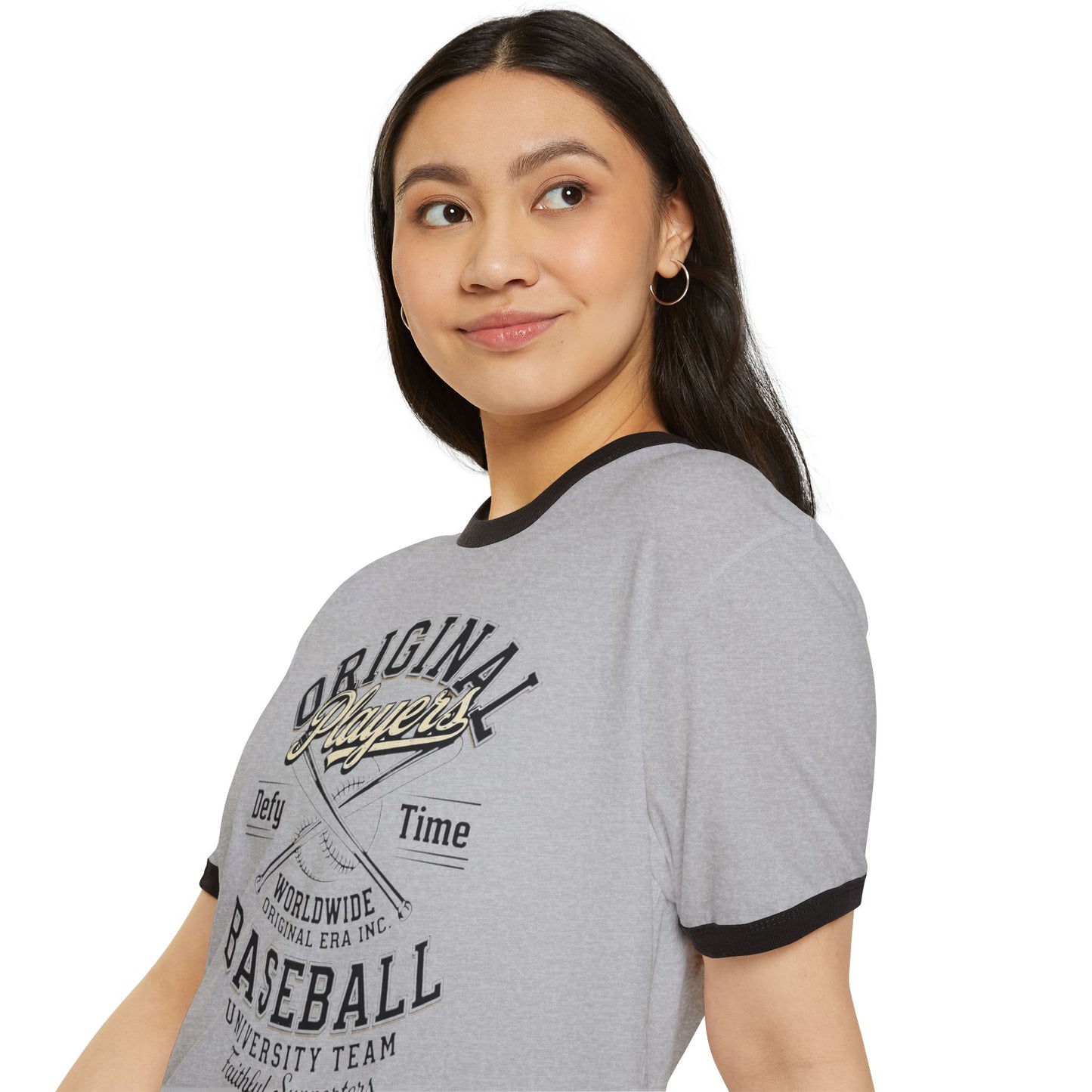 Baseball Ringer T‑Shirt — "Original Players" Vintage Athletic Tee
