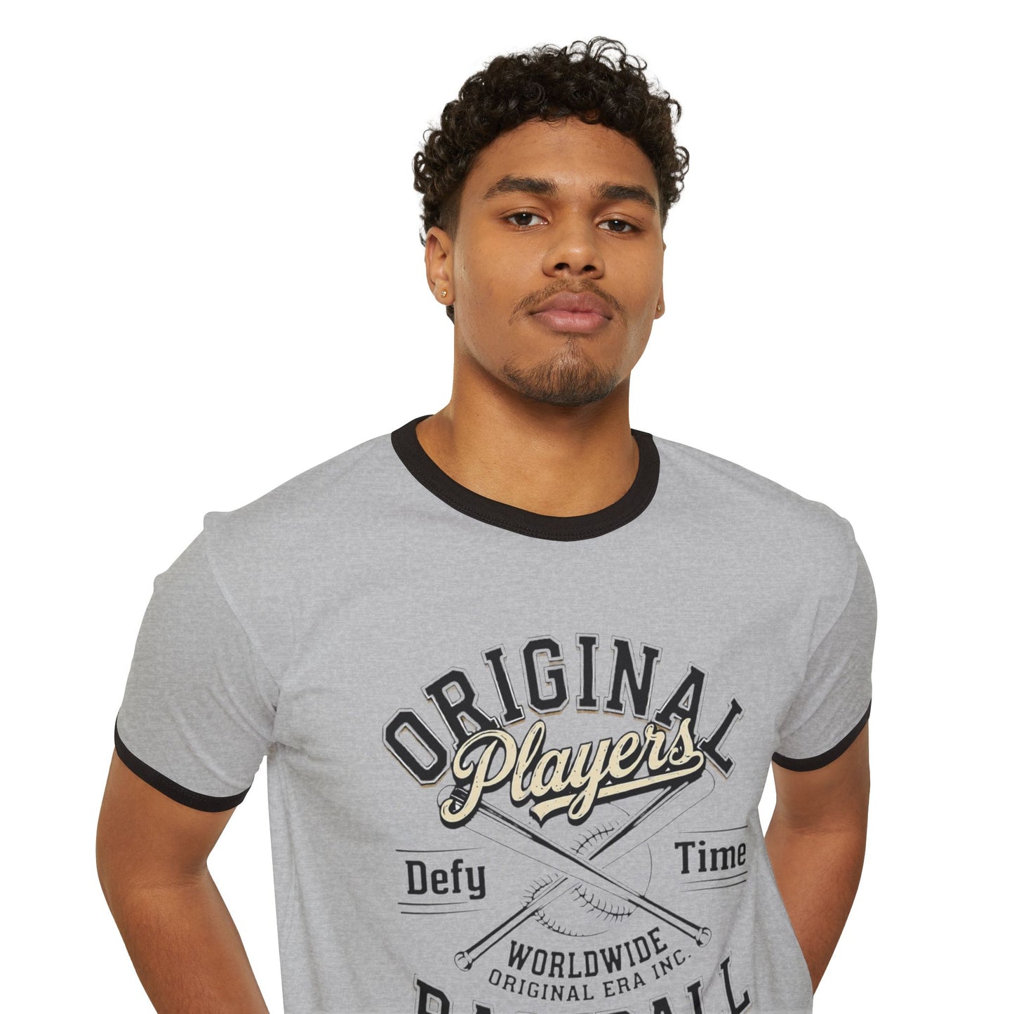 Baseball Ringer T‑Shirt — "Original Players" Vintage Athletic Tee